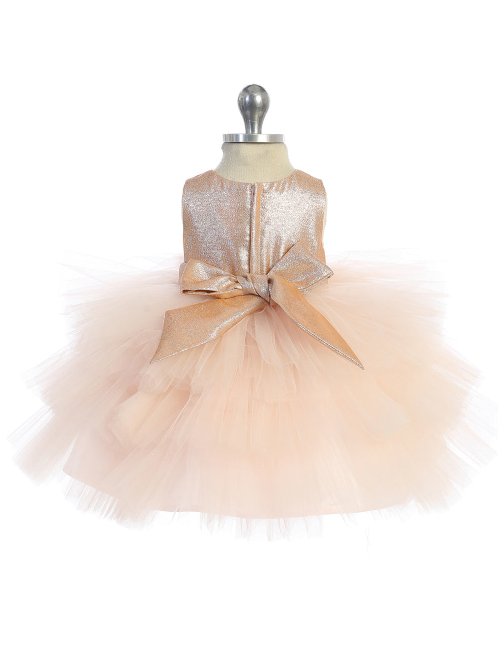 Baby Girl Layered Tulle Glitter Bodice Dress by TIPTOP KIDS