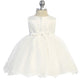 Baby Girl Illusion Neckline Bodice Dress by TIPTOP KIDS - AS5801S