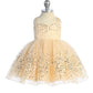 Baby Girl Dress with Sweetheart Neckline Sequins Dress by TIPTOP KIDS - AS5825S