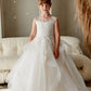 Flower Girl Gorgeous Lace Bodice Tulle Layered Dress by TIPTOP KIDS - AS5850