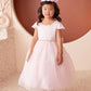 Multi Color Square Neckline Flowers Girl Dress by TIPTOP KIDS - AS5852