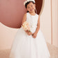 3D Lace Bodice Flowers Girl Dress by TIPTOP KIDS - AS5857