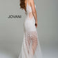 Jovani 60695 Beaded V-Neckline Spaghetti Straps Dress - Special Occasion