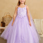 Girl Dress with Glitter Tulle Skirt by TIPTOP KIDS - AS7040