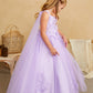 Girl Dress with Glitter Tulle Skirt by TIPTOP KIDS - AS7040