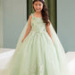 Girl Dress with Glitter Tulle Skirt by TIPTOP KIDS - AS7040