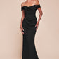 Strapless Chiffon Scoop Neckline Gown by Cinderella Divine 7433 - Special Occasion
