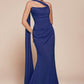 Strapless Chiffon Scoop Neckline Gown by Cinderella Divine 7433 - Special Occasion