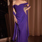 Strapless Chiffon Scoop Neckline Gown by Cinderella Divine 7433 - Special Occasion