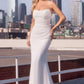 Strapless Scoop Neckline Bridal Gown by Cinderella Divine 7434W