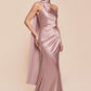 One Shoulder Halter Neckline Sheath Gown by Cinderella Divine 7454 - Special Occasion/Curves