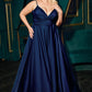 Soft Satin A-Line Sweetheart Neckline by Cinderella Divine 7485C - Curves