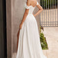 Off The Shoulder A-Line Bridal Gown by Ladivine 7493WC