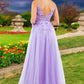 3D Floral Applique Lace A-Line Party Dress by Cinderella Couture USA AS8038J