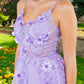 3D Floral Applique Lace A-Line Party Dress by Cinderella Couture USA AS8038J