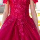 Cinderella Couture USA AS8045 Glitter Tulle A-Line Mini Quince