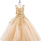Cinderella Couture USA AS8046 Embroidered 3D Butterflies Mini Quince
