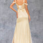 Beautiful Flower Lace Off Shoulder Party Dress by Cinderella Couture USA AS8049J