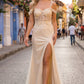 Beautiful Flower Lace Off Shoulder Party Dress by Cinderella Couture USA AS8049J