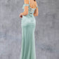 Beautiful Flower Lace Off Shoulder Party Dress by Cinderella Couture USA AS8049J