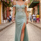 Beautiful Flower Lace Off Shoulder Party Dress by Cinderella Couture USA AS8049J