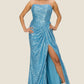 Strapless Scoop Neckline Sheath Party Dress by Cinderella Couture USA AS8052J