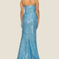Strapless Scoop Neckline Sheath Party Dress by Cinderella Couture USA AS8052J