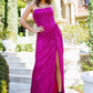 Strapless Scoop Neckline Sheath Party Dress by Cinderella Couture USA AS8052J