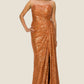 Strapless Scoop Neckline Sheath Party Dress by Cinderella Couture USA AS8052J