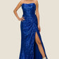 Strapless Scoop Neckline Sheath Party Dress by Cinderella Couture USA AS8052J