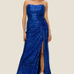 Strapless Scoop Neckline Sheath Party Dress by Cinderella Couture USA AS8052J