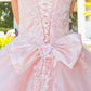 Cinderella Couture USA AS8062 Sequin Off Shoulder Mini Quince