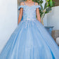 Cinderella Couture USA AS8062 Sequin Off Shoulder Mini Quince