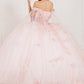 Elegant Cape Sleeve Quinceanera Dress by Cinderella Couture USA AS8075J