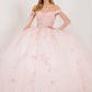 Elegant Cape Sleeve Quinceanera Dress by Cinderella Couture USA AS8075J