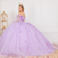 Elegant Cape Sleeve Quinceanera Dress by Cinderella Couture USA AS8075J