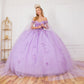 Elegant Cape Sleeve Quinceanera Dress by Cinderella Couture USA AS8075J