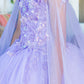 Cinderella Couture USA AS8075 Floral Off Shoulder Mini Quince