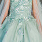 Cinderella Couture USA AS8075 Floral Off Shoulder Mini Quince