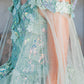 Cinderella Couture USA AS8075 Floral Off Shoulder Mini Quince