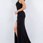 Fitted Sweetheart Corset Leg Slit Party Dress by Cinderella Couture USA AS8090J