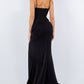 Fitted Sweetheart Corset Leg Slit Party Dress by Cinderella Couture USA AS8090J