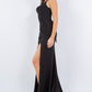 Fitted Sleeveless Corset Slit Party Dress by Cinderella Couture USA AS8091J