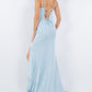 Fitted Sleeveless Corset Slit Party Dress by Cinderella Couture USA AS8091J