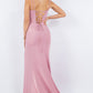 Fitted Sleeveless Corset Slit Party Dress by Cinderella Couture USA AS8091J