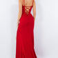 Fitted Sleeveless Corset Slit Party Dress by Cinderella Couture USA AS8091J