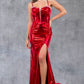 Fitted Sweetheart Neckline Mermaid Party Dress by Cinderella Couture USA AS8092J