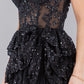 Embroidered Sweetheart Neckline Party Dress by Cinderella Couture USA AS8093J