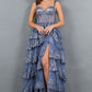 Embroidered Sweetheart Neckline Party Dress by Cinderella Couture USA AS8093J