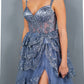 Embroidered Sweetheart Neckline Party Dress by Cinderella Couture USA AS8093J